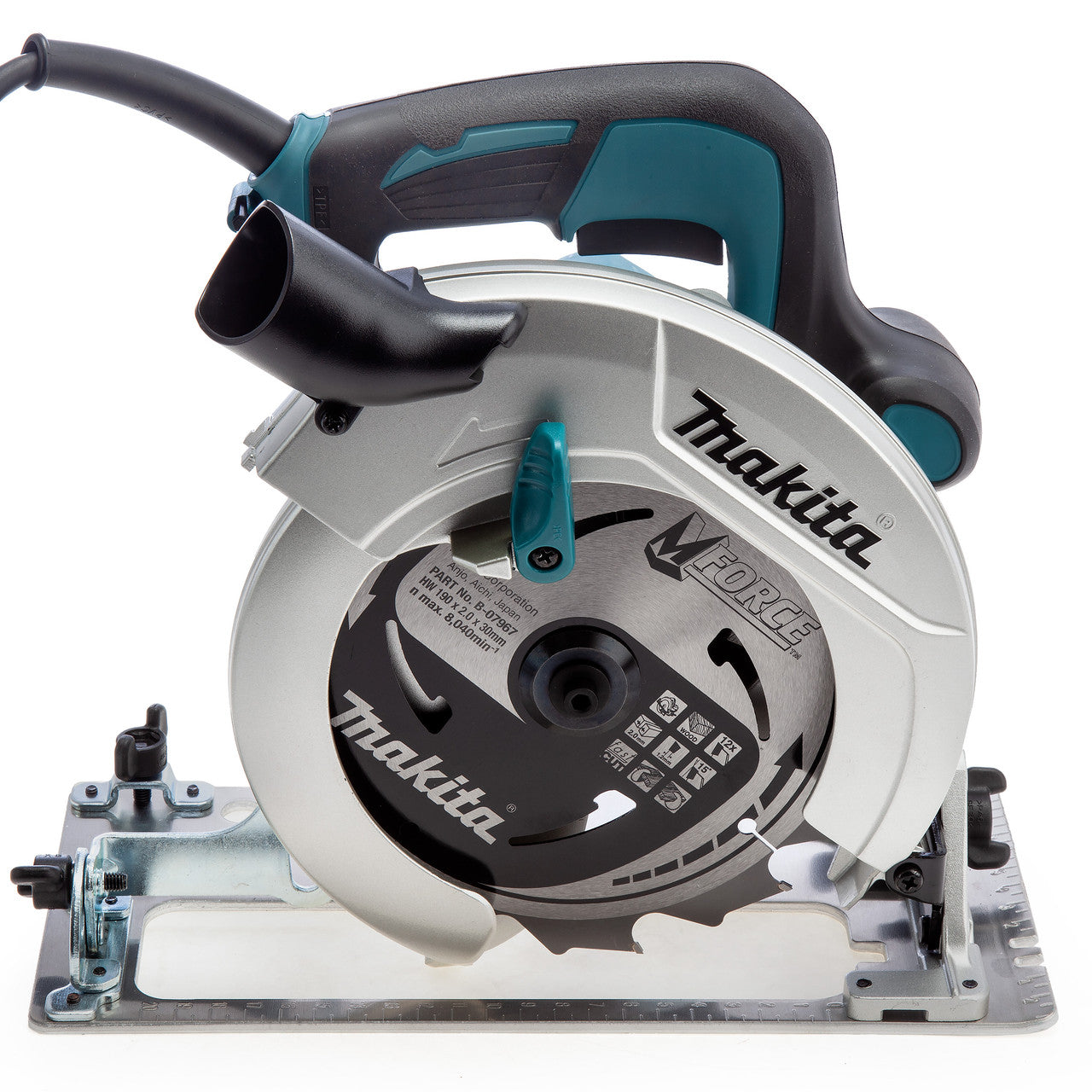 Makita 190mm Circular Saw in MakPac Case 240V 1200W Soft Grip HS7601J
