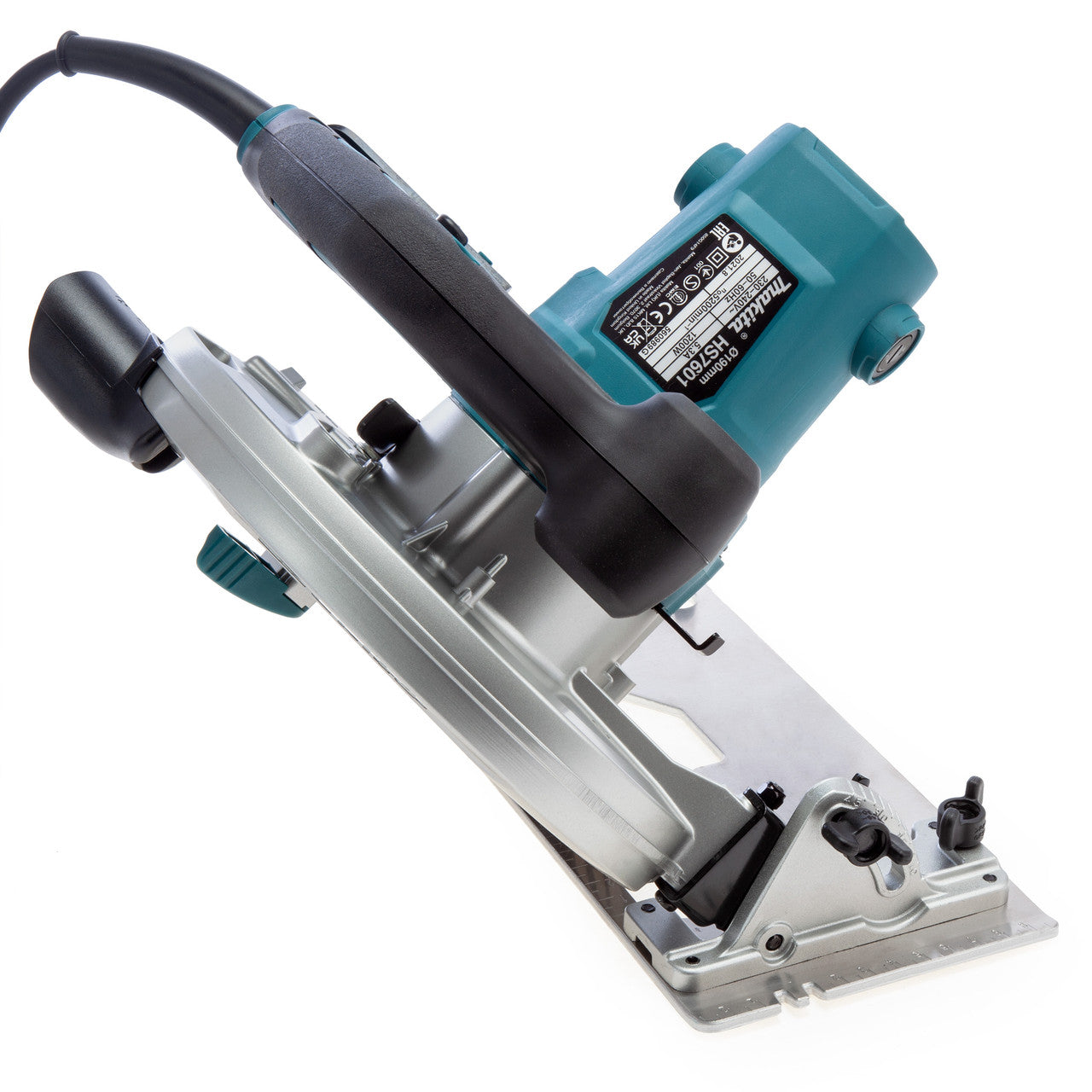 Makita 190mm Circular Saw in MakPac Case 240V 1200W Soft Grip HS7601J