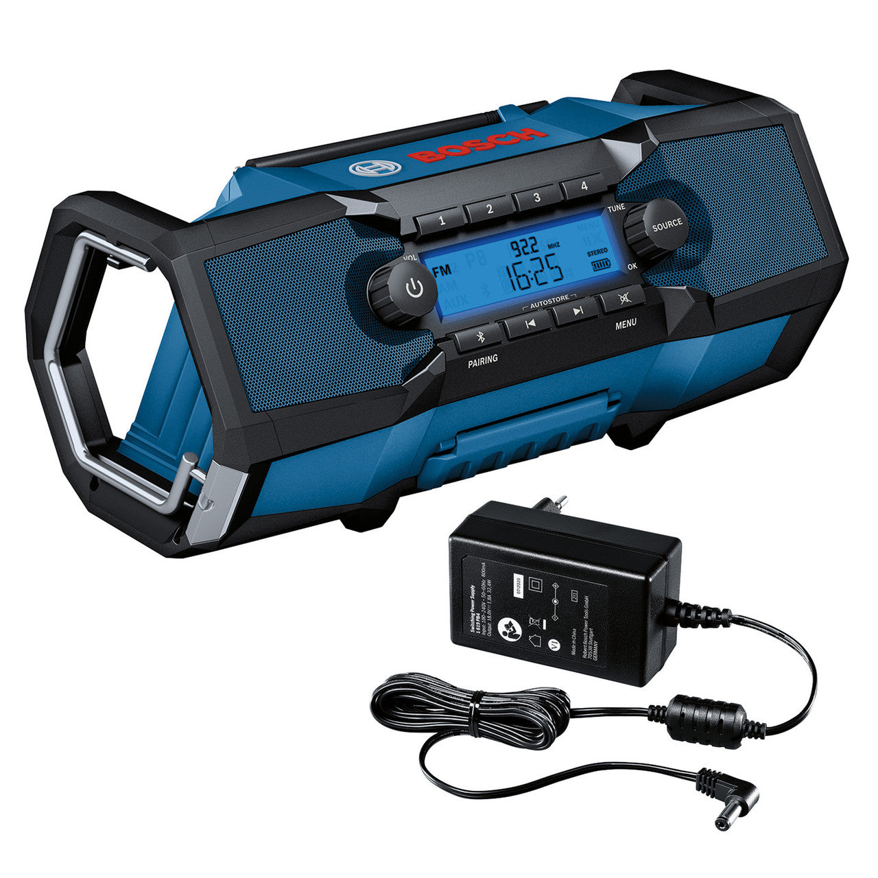 Bosch 18V Professional Job Site Radio Body Only Mains 100 – 240V GPB 18V-2 C