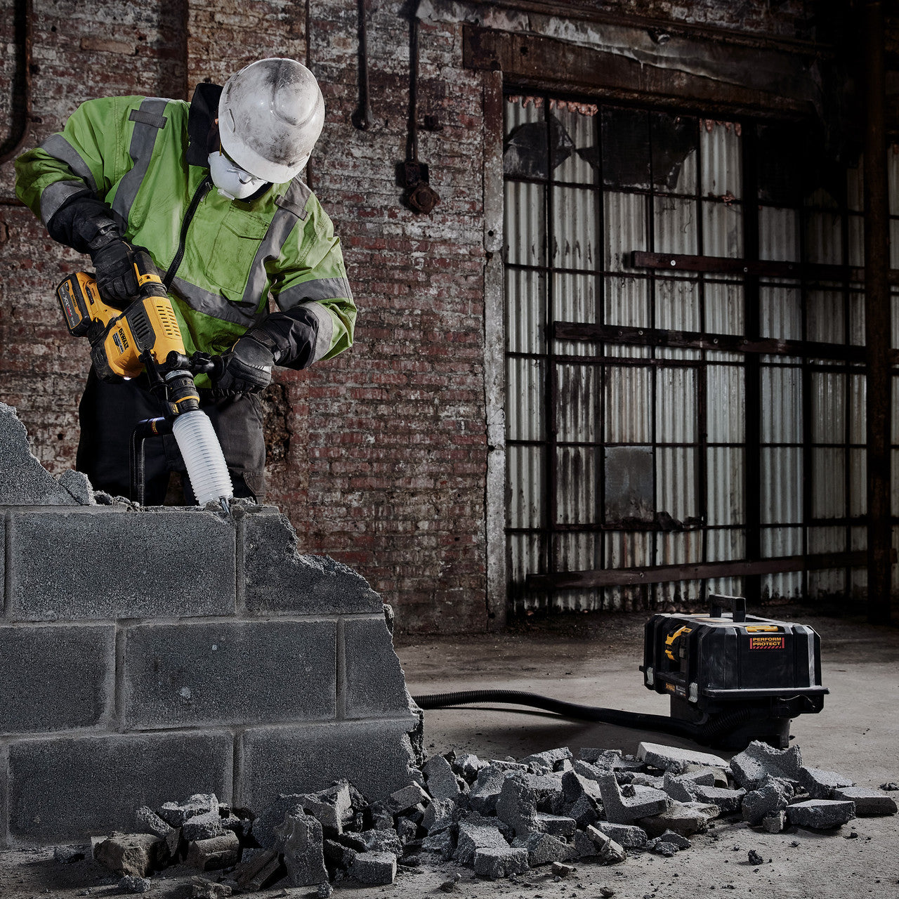 Dewalt 54V XR 32mm Flexvolt SDS Plus Rotary Hammer with QCC Body Only DCH417NT