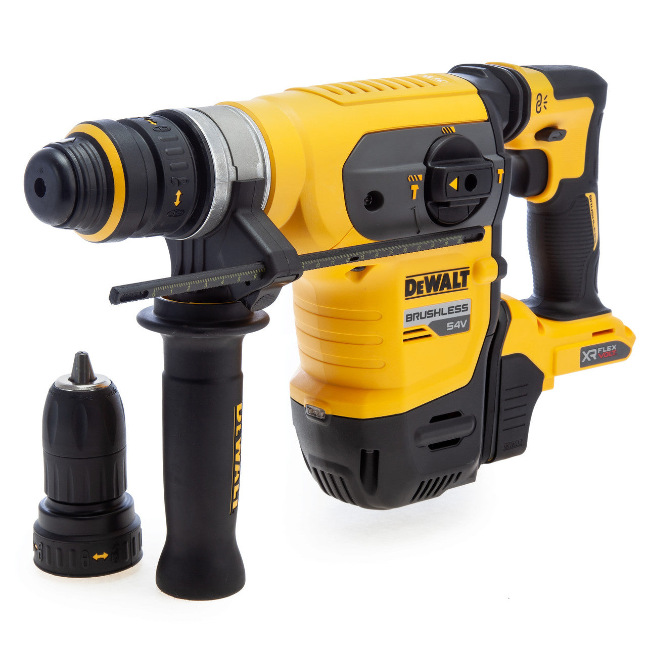 Dewalt 54V XR 32mm Flexvolt SDS Plus Rotary Hammer with QCC Body Only DCH417NT