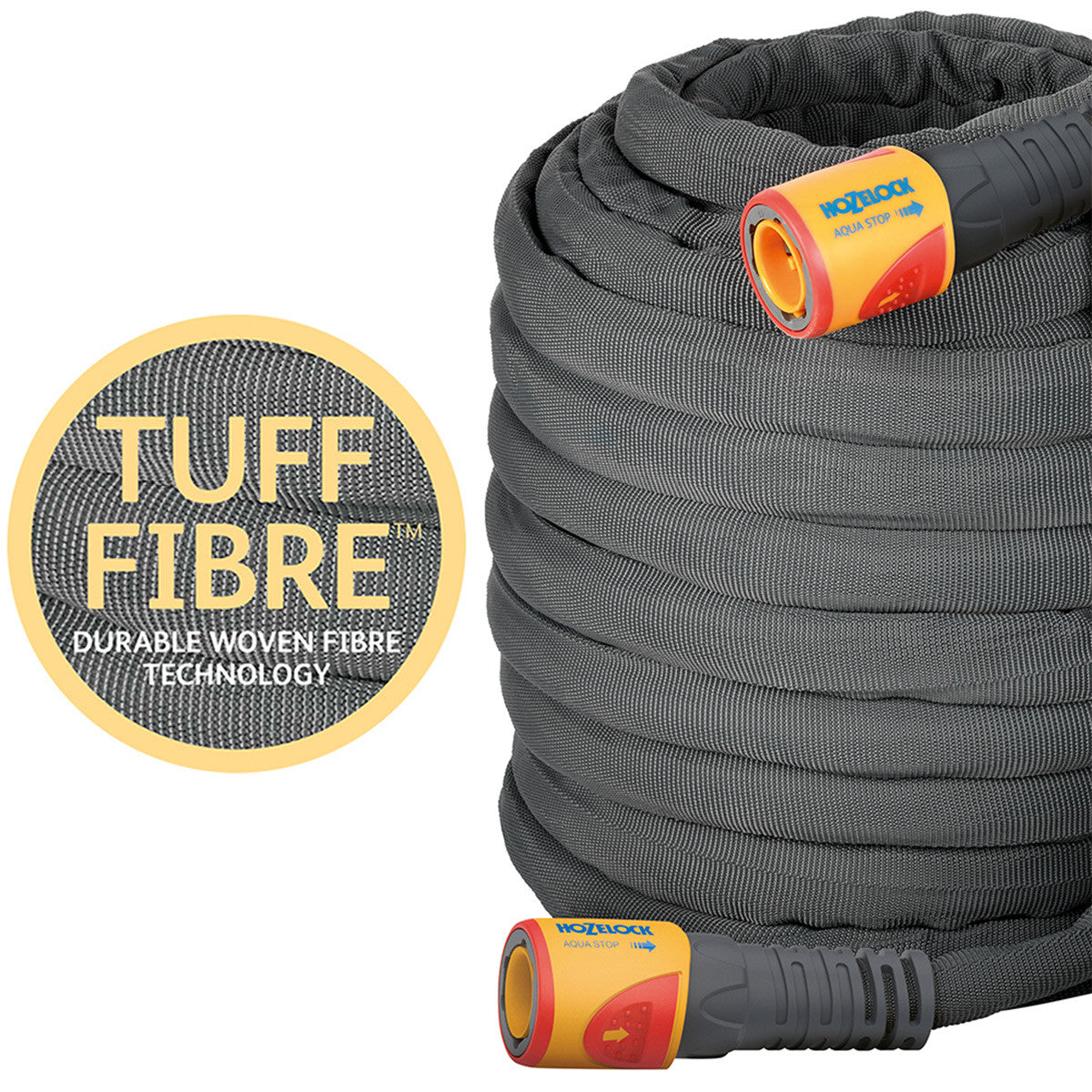 Hozelock Tuffhoze Garden Hose 18mm x 25 Metres With Couplings 8125