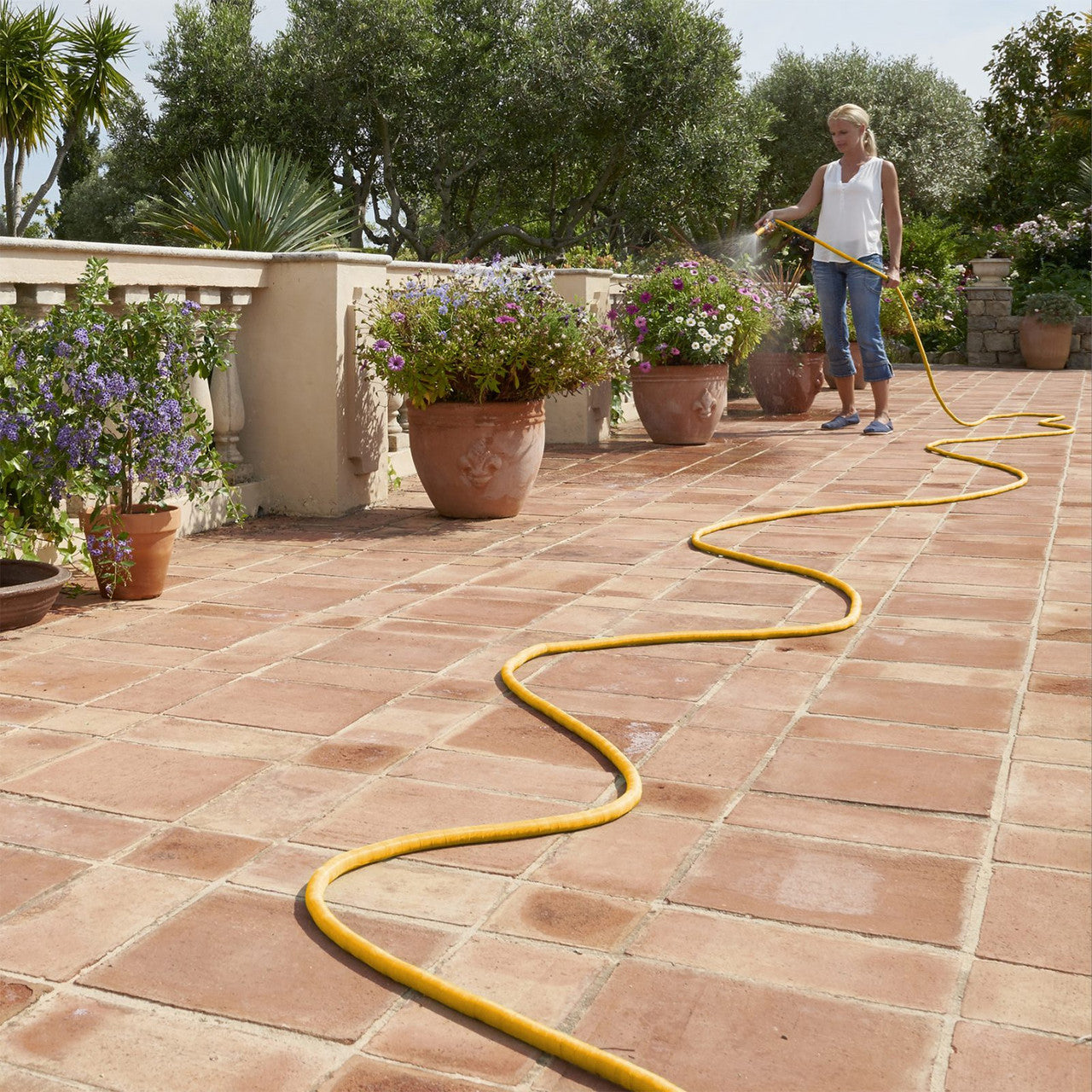 Hozelock Superhoze Expanding Hose Set 15 Metres With Connectors & Nozzle 8215