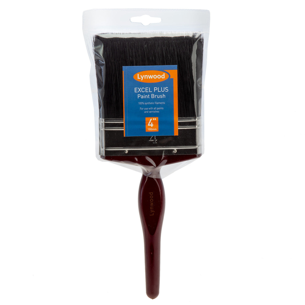 Lynwood Excel Plus Paint Brush 4 Inch Synthetic Filaments wooden handle BR908