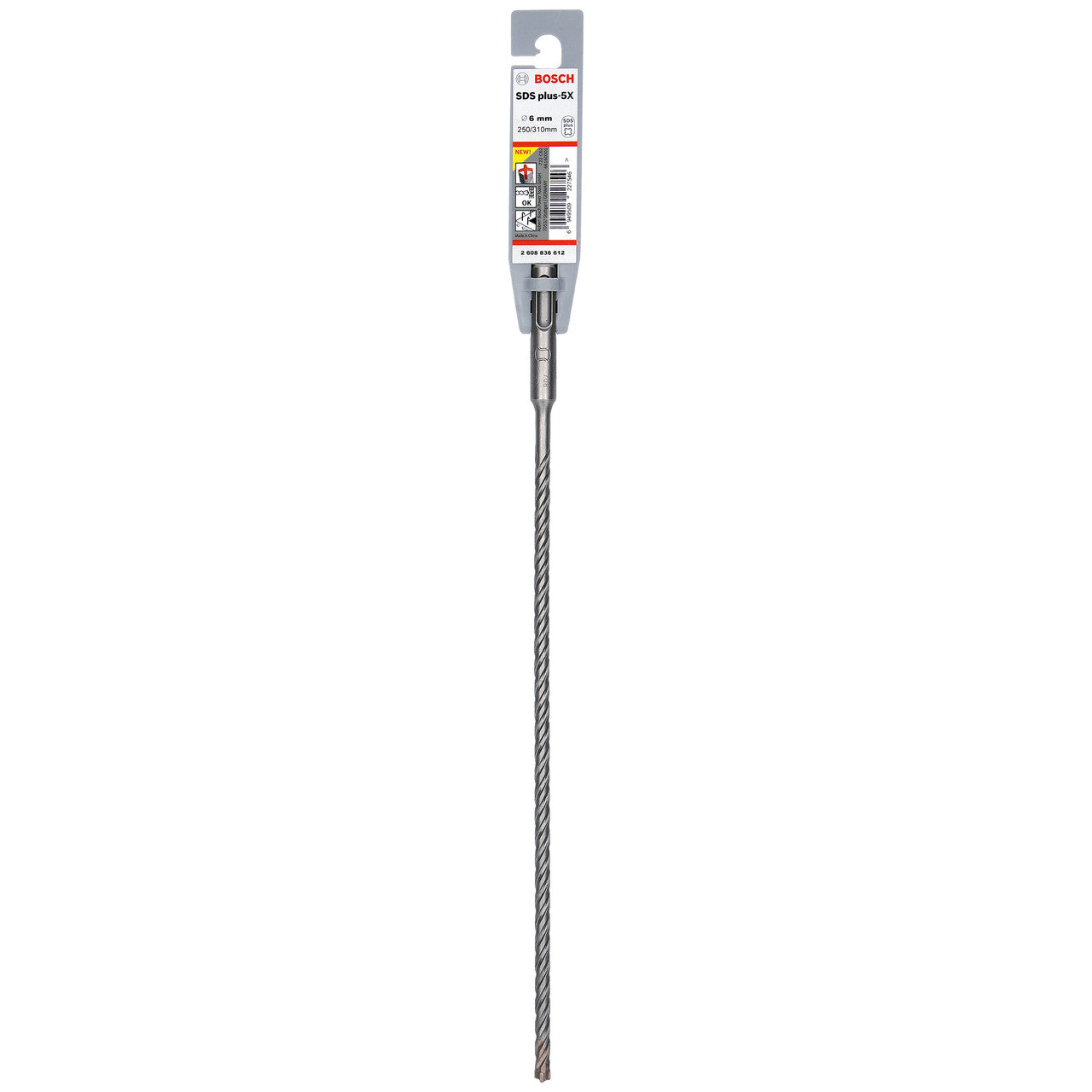 Bosch SDS+ 5X Masonry Drill Bit 6 x 250 x 310mm 2608836612