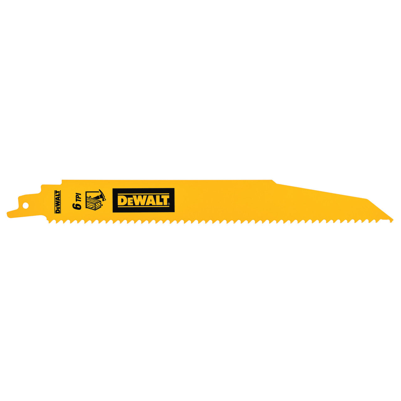 Dewalt BIM Reciprocating Saw Blades for Wood Demolition 228mm Pack Of 5 DT90381