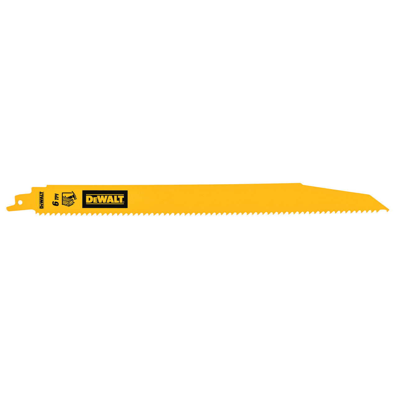 Dewalt BIM Reciprocating Saw Blades for Wood Demolition 304mm Pack Of 5 DT90382