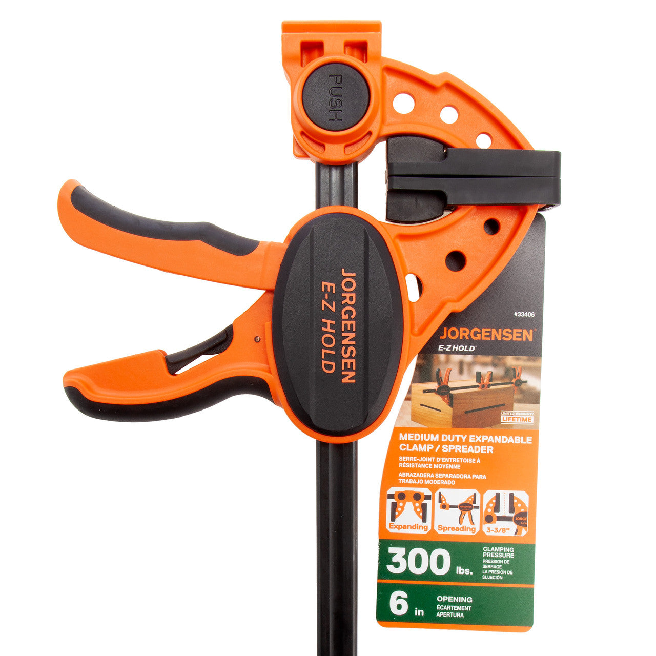 Pony Jorgensen E-Z Hold Medium Duty Spreader Expandable Clamp 6in 33406
