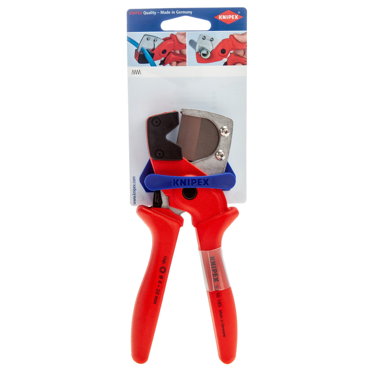 Knipex Pipe Cutter for Multilayer and Pneumatic Range 4 - 20mm 9010185SB