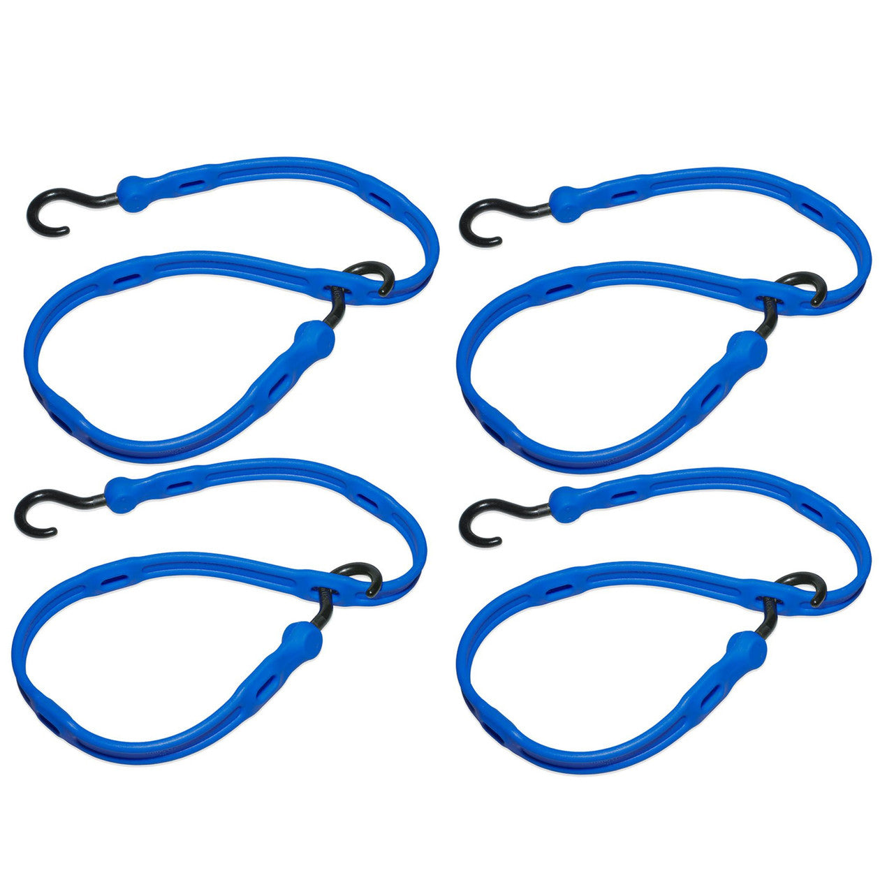 Perfect Bungee Adjust-A-Strap Bungee Cords in Blue 91cm/36in 4Pk AS36BL4PK-BXST