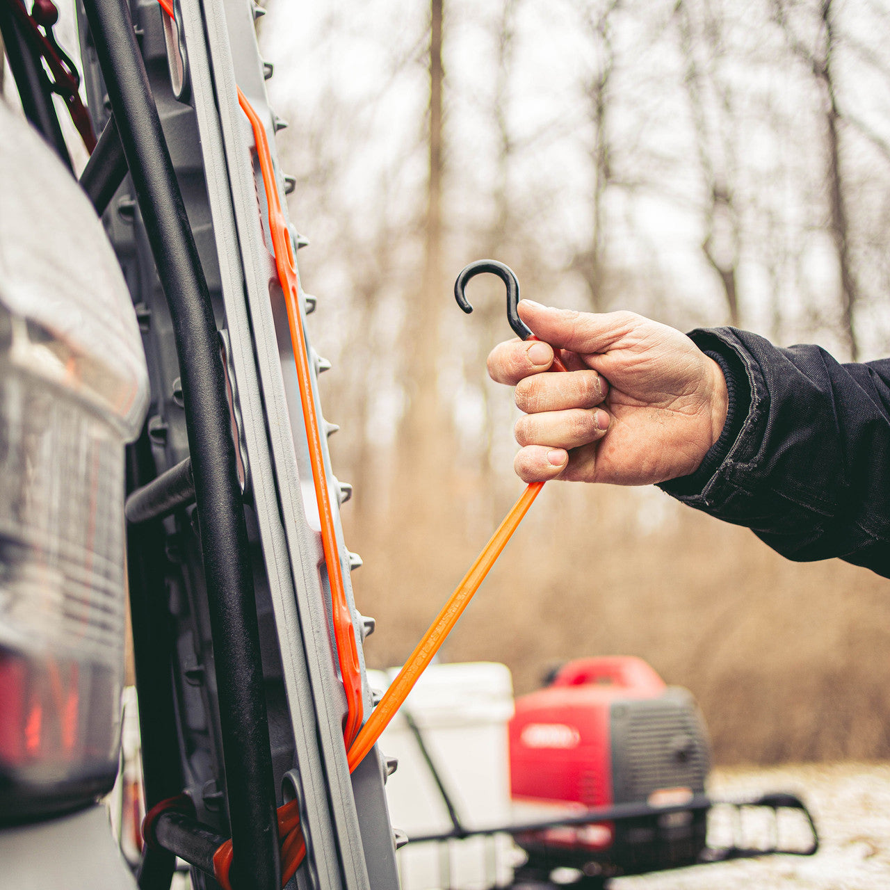 The Perfect Bungee Adjust-A-Strap Bungee Cord in Orange 91cm/36in Single AS36NG