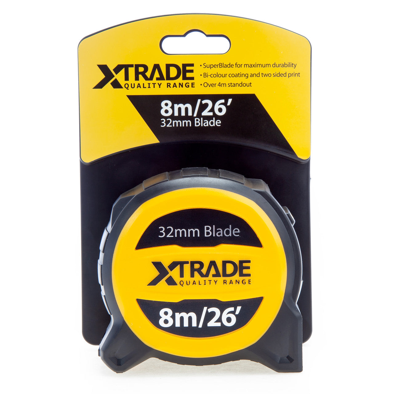 XTrade Metric Imperial Dual Sided Tape Measure 8m X0900004