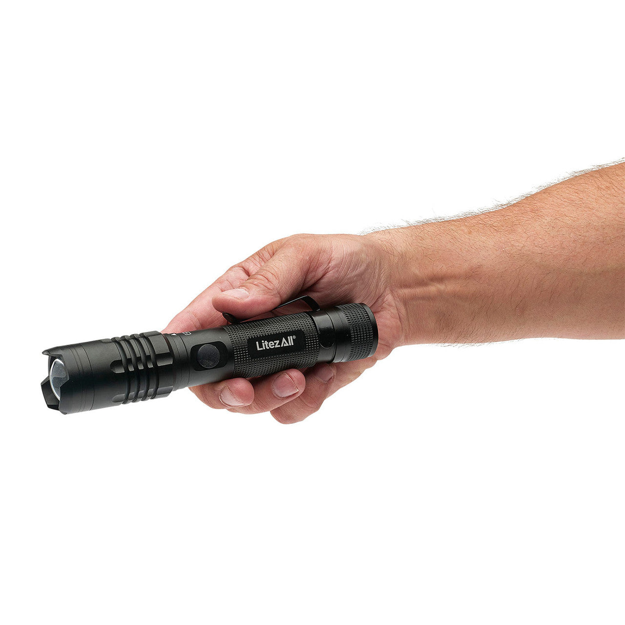 LitezAll Rechargeable Tactical Torch with Power Bank 1000 Lumens 22668