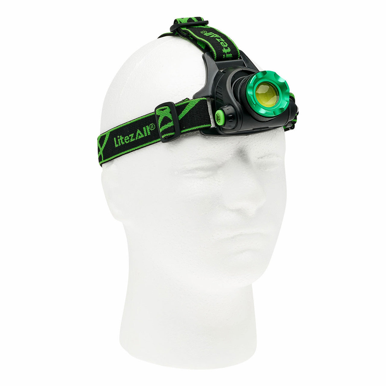 LitezAll Rechargeable Head Torch 1300 Lumens COB LED Technology 25188