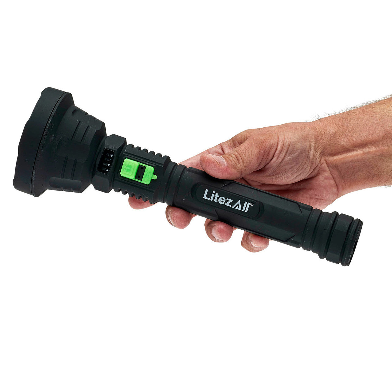 LitezAll Rechargeable UltraLite Torch 1000 Lumens 3.7V Lithium Ion Battery 25201
