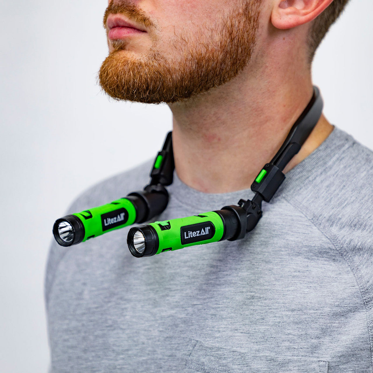 LitezAll Rechargeable Neck Light 100 Lumens 3.7V 14500 lithium-ion 25515