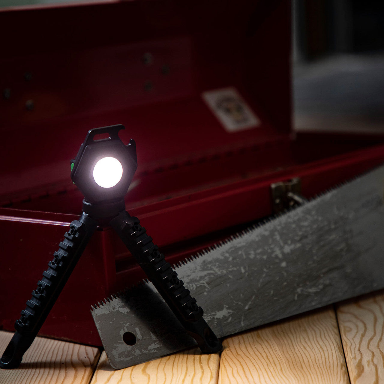 LitezAll Compact Work Light with Tripod 500 Lumens 4 Hour Run Time 26215