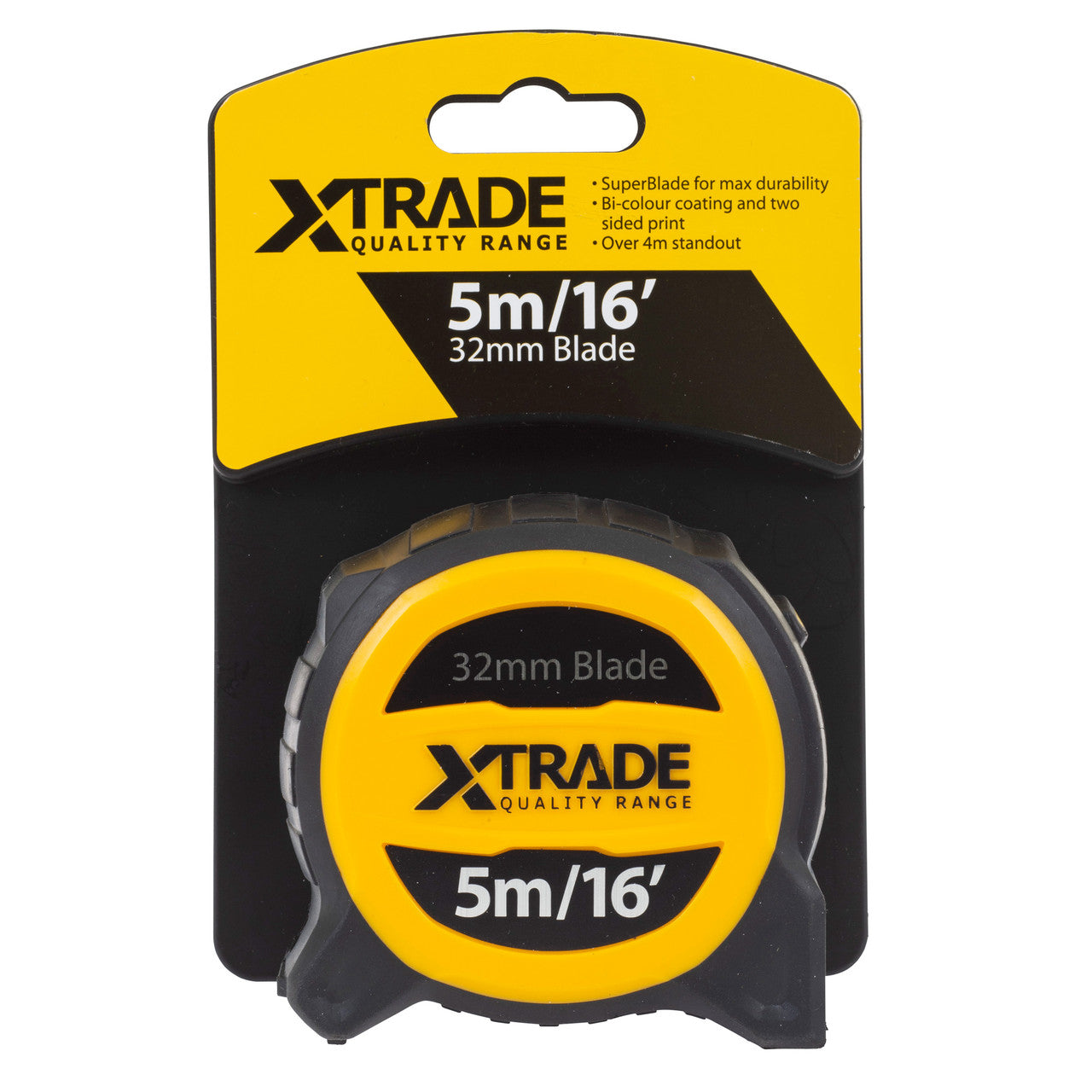 XTrade Metric Imperial Dual Sided Tape Measure 5m X0900003