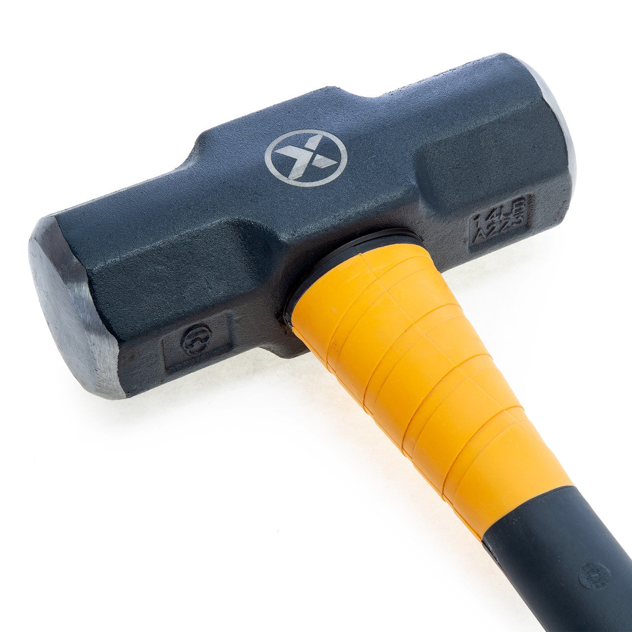 XTrade Sledge Hammer Fibreglass Handle 14lb Soft Grip Non Slip Shaft X0900083