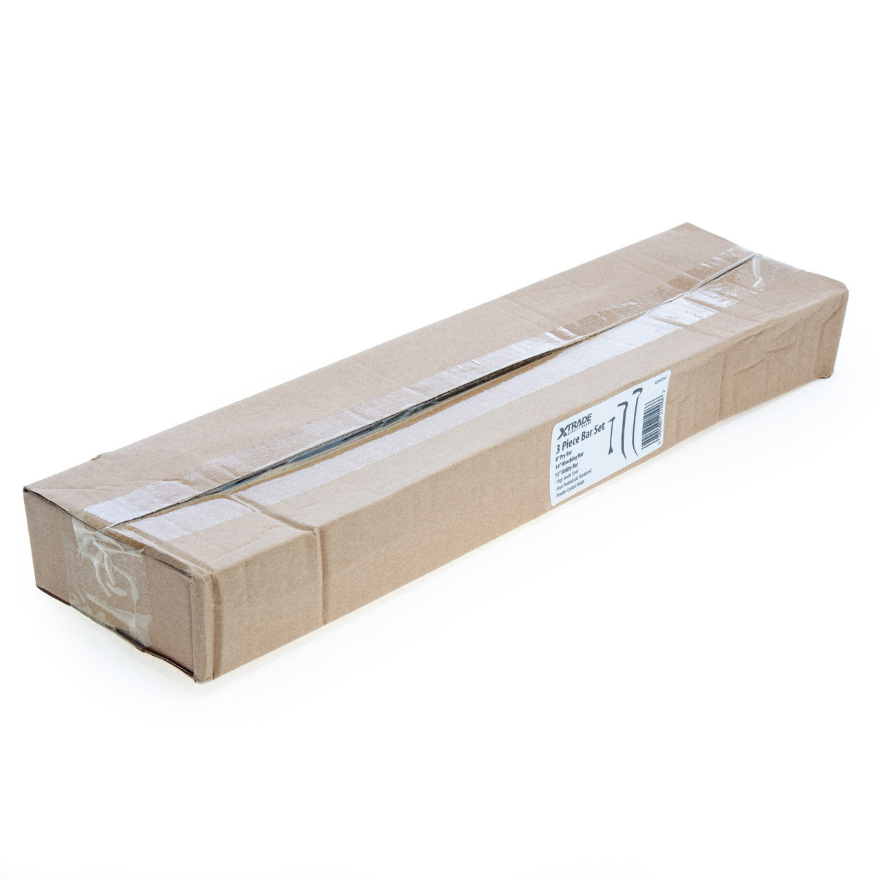 XTrade Pry Bar Set 3 Piece 8” Pry Bar 14” Wrecking Bar 15” Utility Bar X0900042