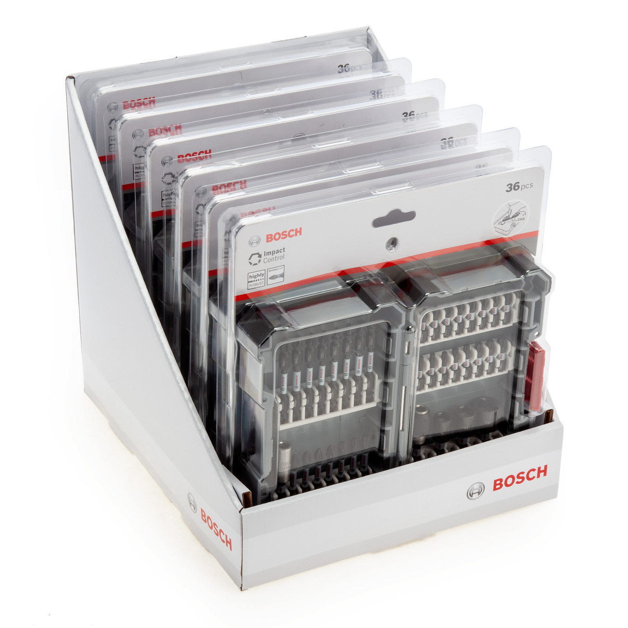 Bosch Impact Screwdriver Bit Set 36 Piece Mixed Kit With Holder 2608522365