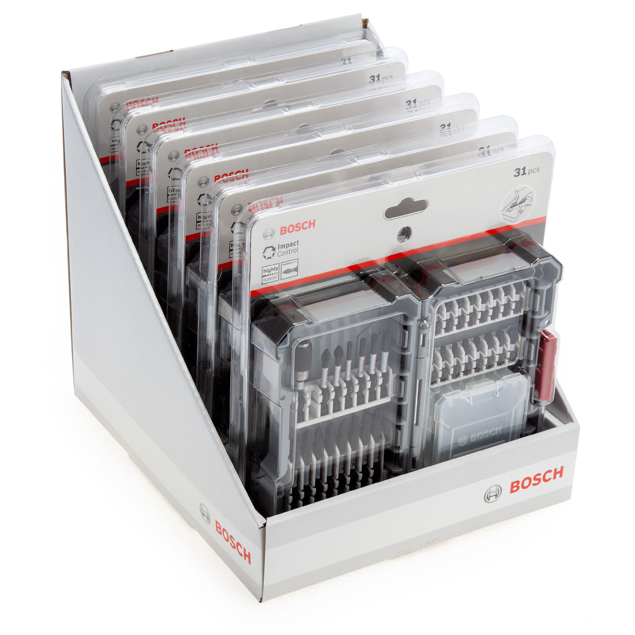Bosch Impact Screwdriver Bit Set 31 Piece Mixed Kit With Holder 2608522366