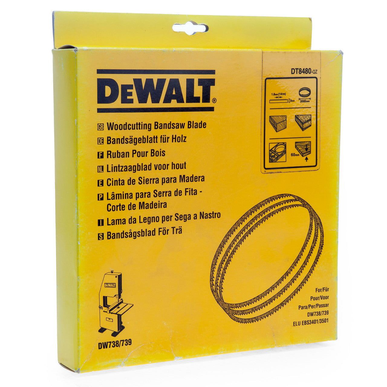 Dewalt DT8480 Woodcutting Band Saw Blades (Single)