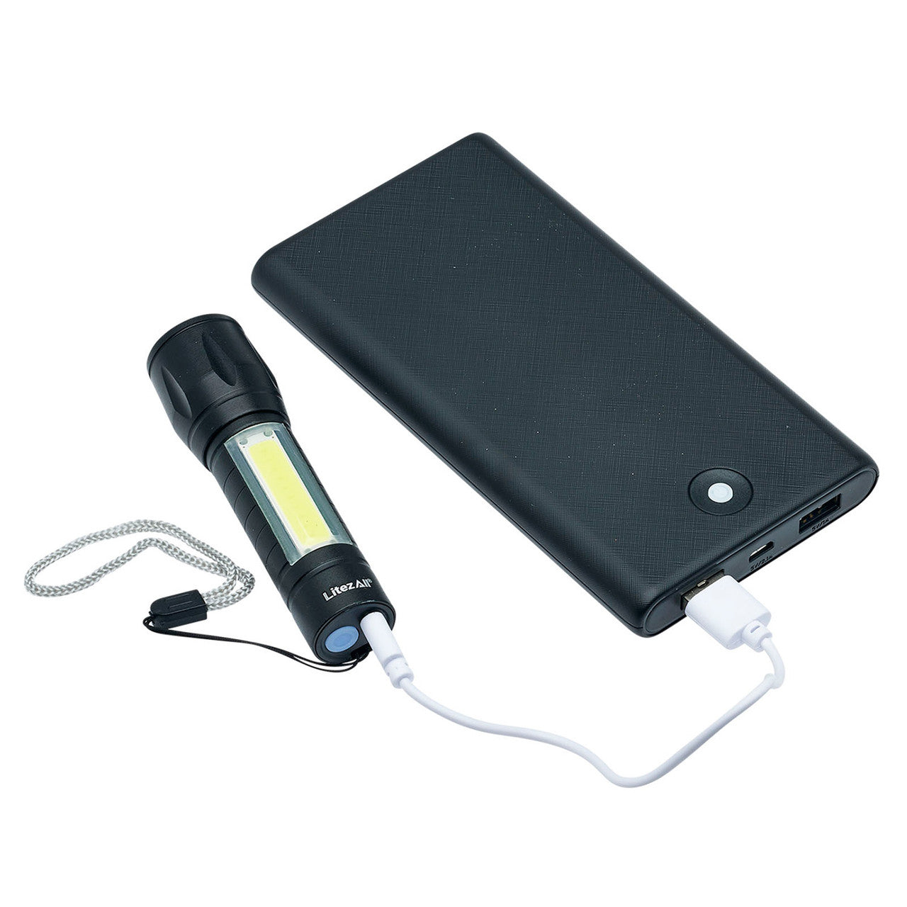 LitezAll Mini Rechargeable Torch and Task Light 120 Lumens Lithium Ion 24556