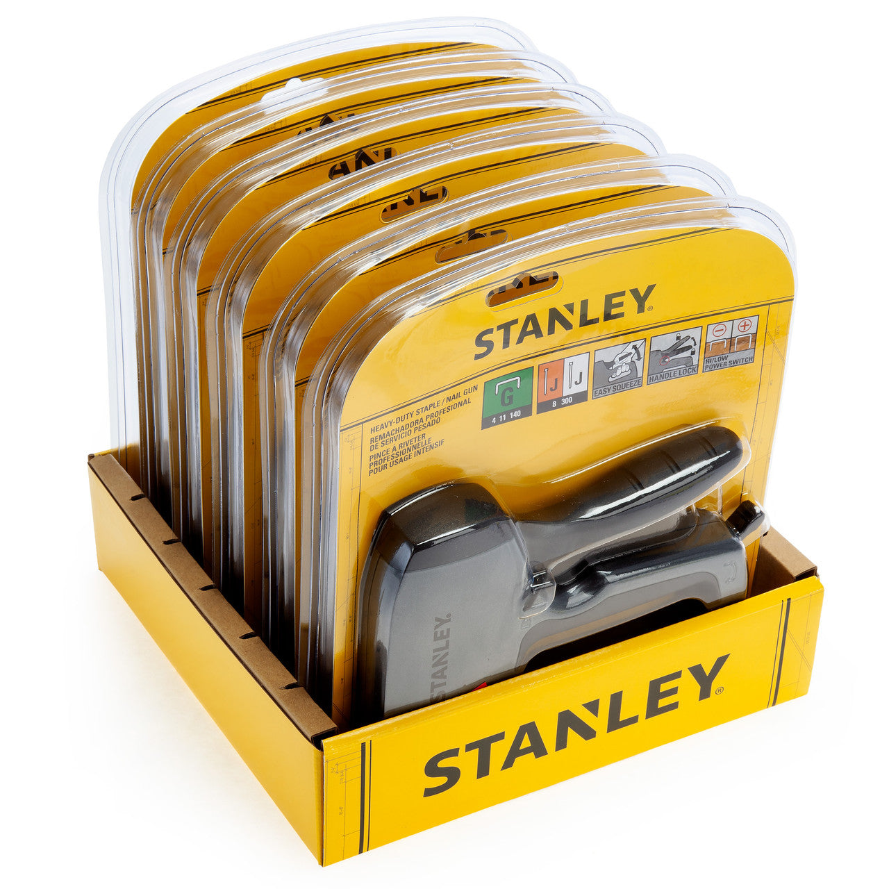 Stanley Heavy Duty Staple & Brad Gun with high low G type Wire Guide 0-TR250