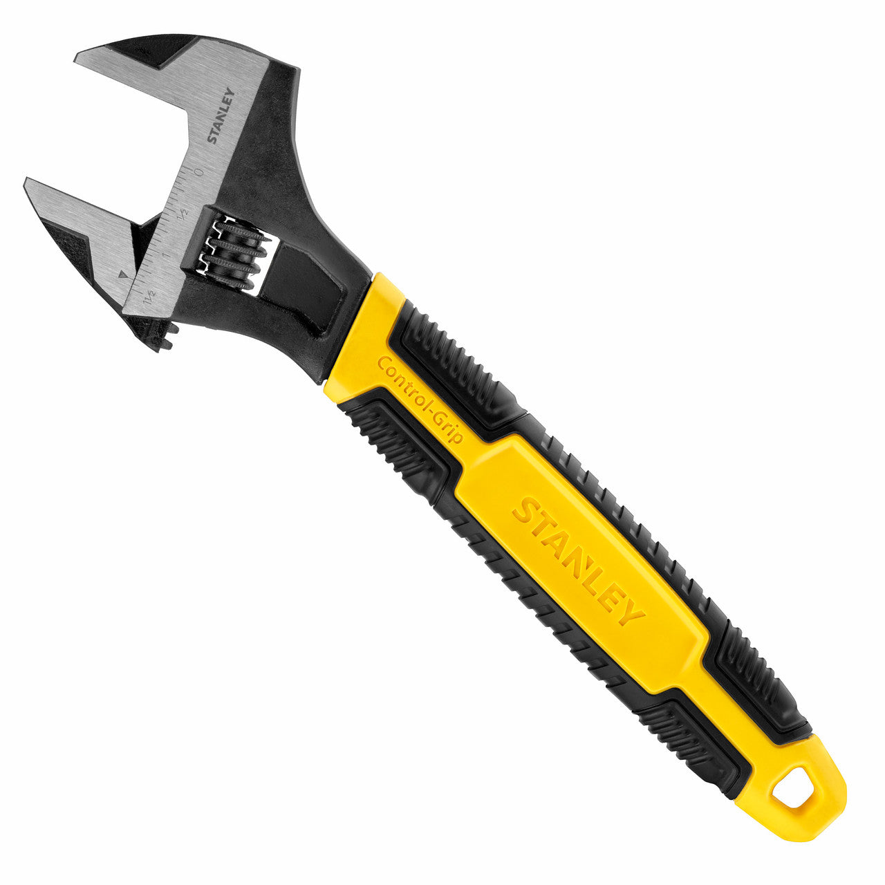 Stanley MaxSteel Adjustable Wrench 12in 300mm Jaw Capacity 40mm STA-0-90-950