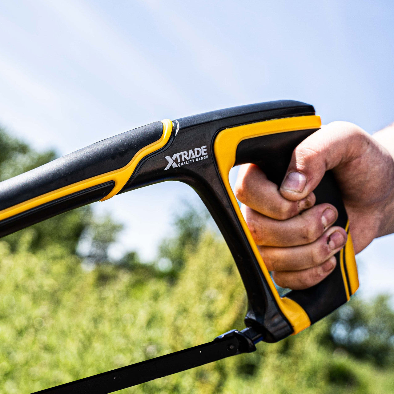 XTrade Pro Heavy Duty Hacksaw 300mm 12" Solid Frame Soft Grip Handle X0900020