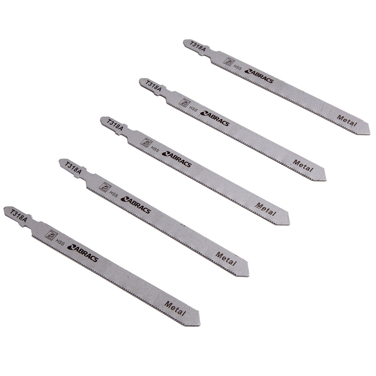 Abracs Jigsaw Blades for Metal 5 Pack T318A