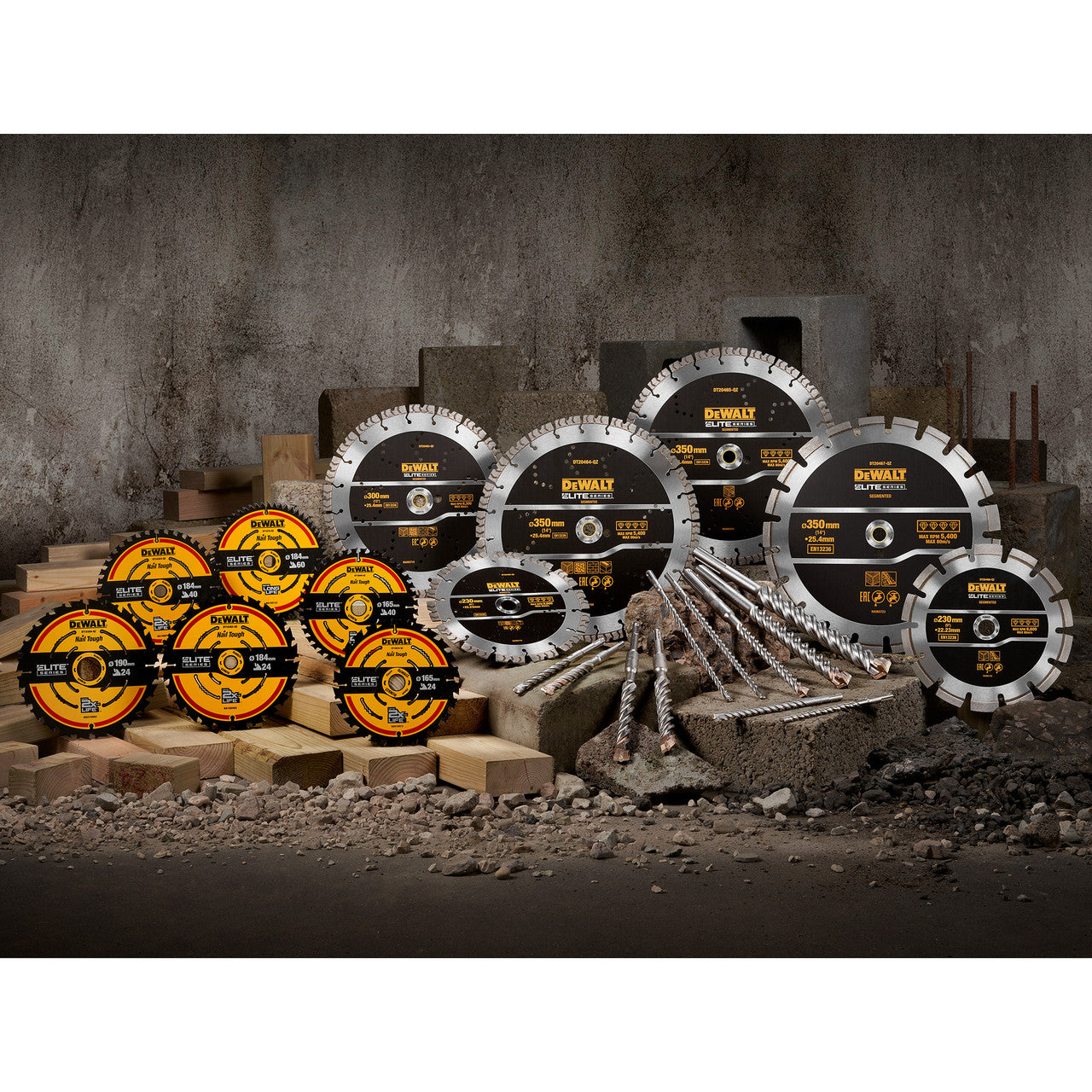 Dewalt ELITE Circular Saw Blade Nail Tough 184mm x 16mm 40T DT10303