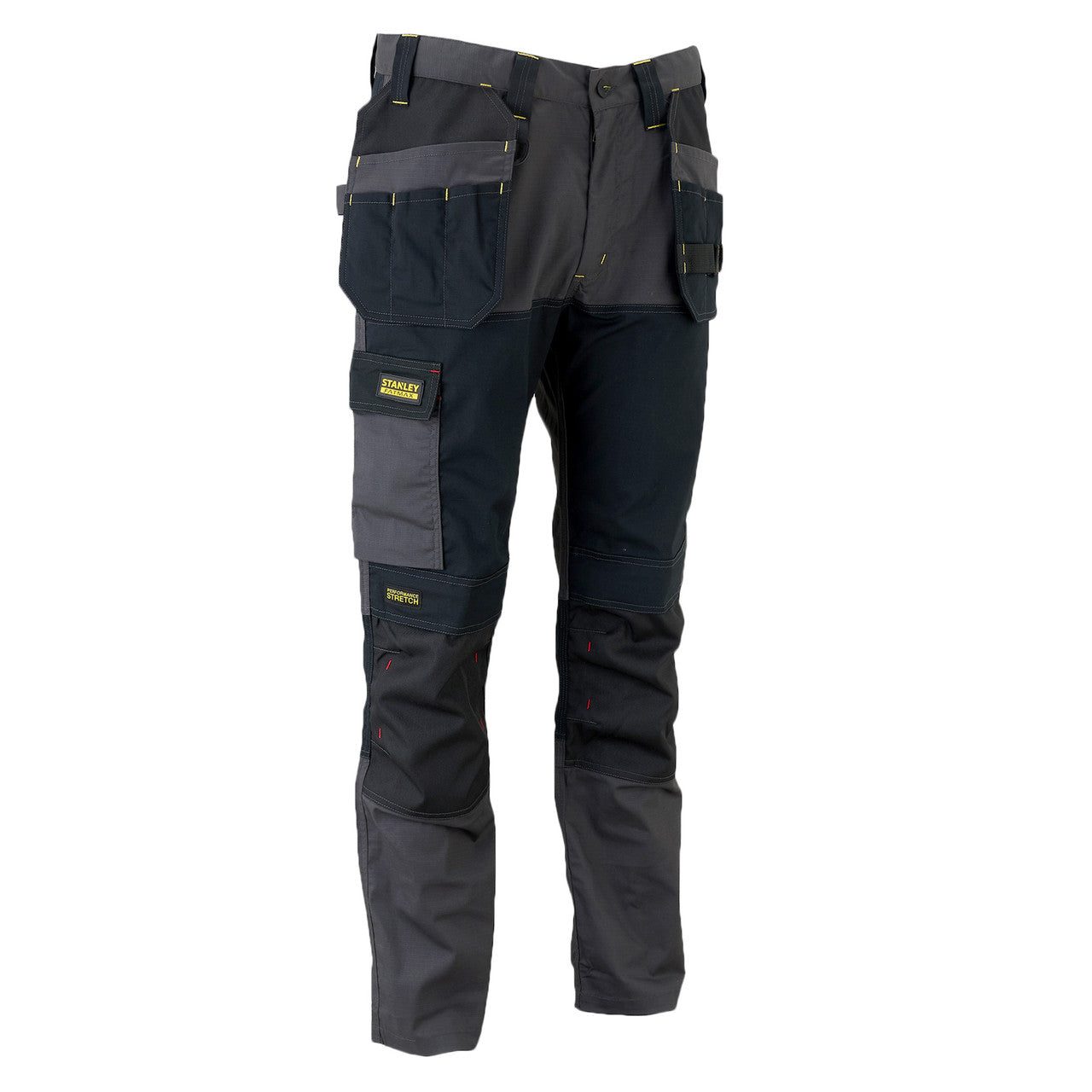 Stanley FatMax Sherwood Ripstop Stretch Work Trousers Knee Pad Pockets 40/32