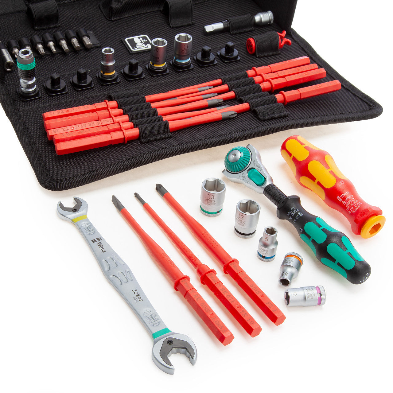 Wera Kraftform Kompact Kit 35 Piece Sockets Screwdriver Ratchet & Bits 135926