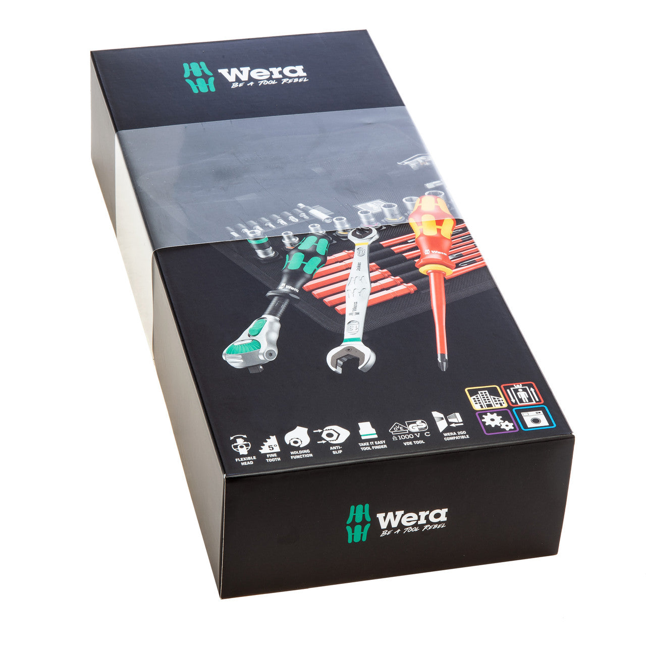 Wera Kraftform Kompact Kit 35 Piece Sockets Screwdriver Ratchet & Bits 135926