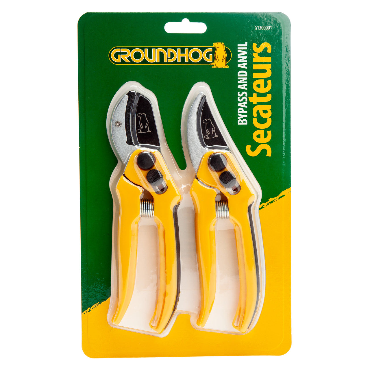 Groundhog Anvil & Bypass Secateurs 2 Piece Cutting capacity 5/8” 16mm G1300001