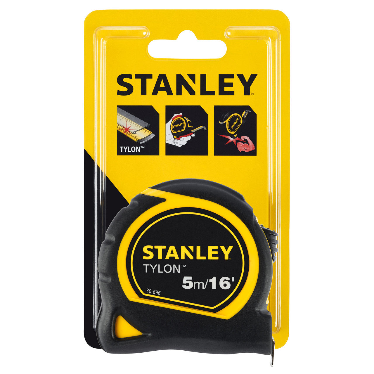 Stanley Metric Imperial Tylon Pocket Tape Measure 5m 0-30-696