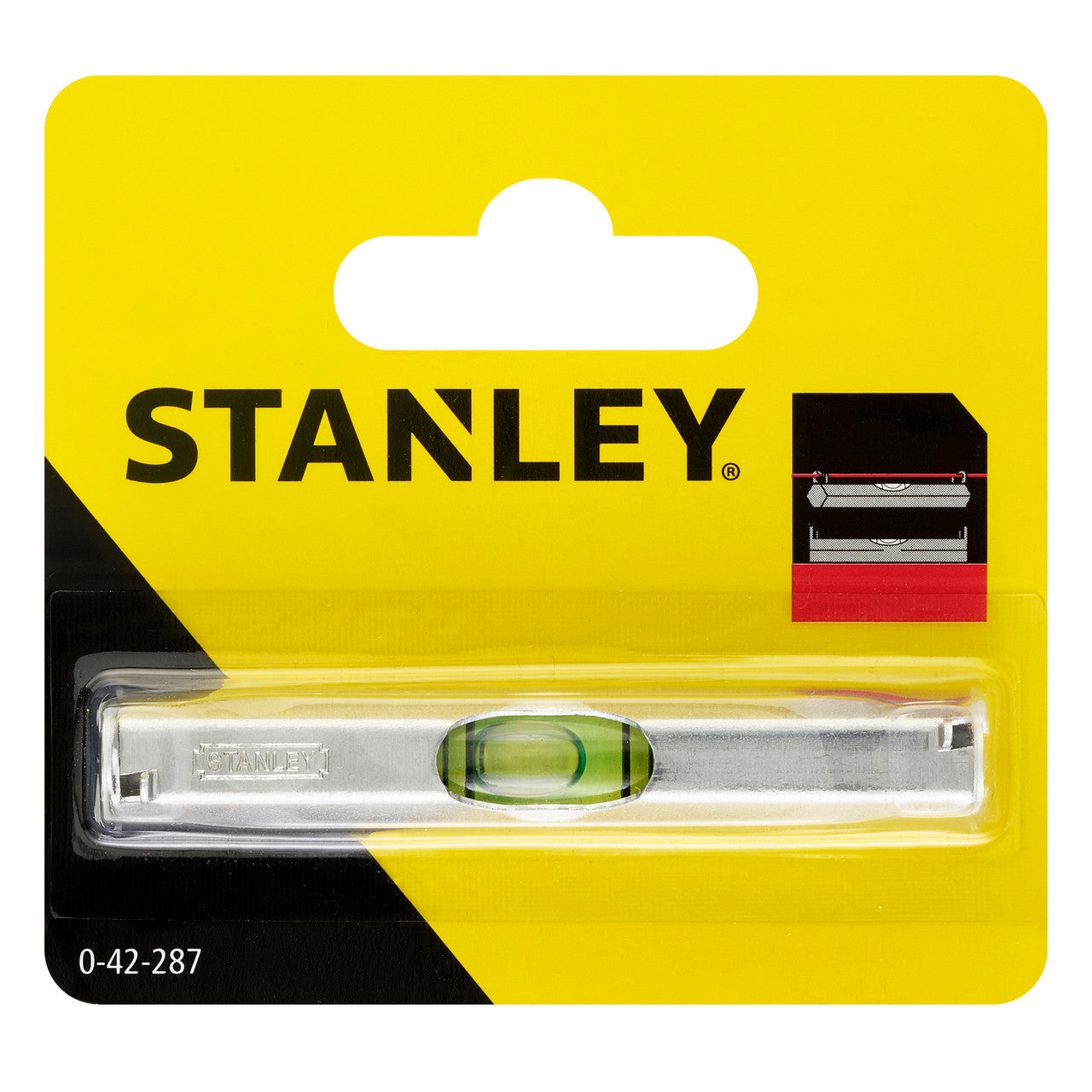 Stanley 80mm 3" Line Level 1 Vial 0-42-287
