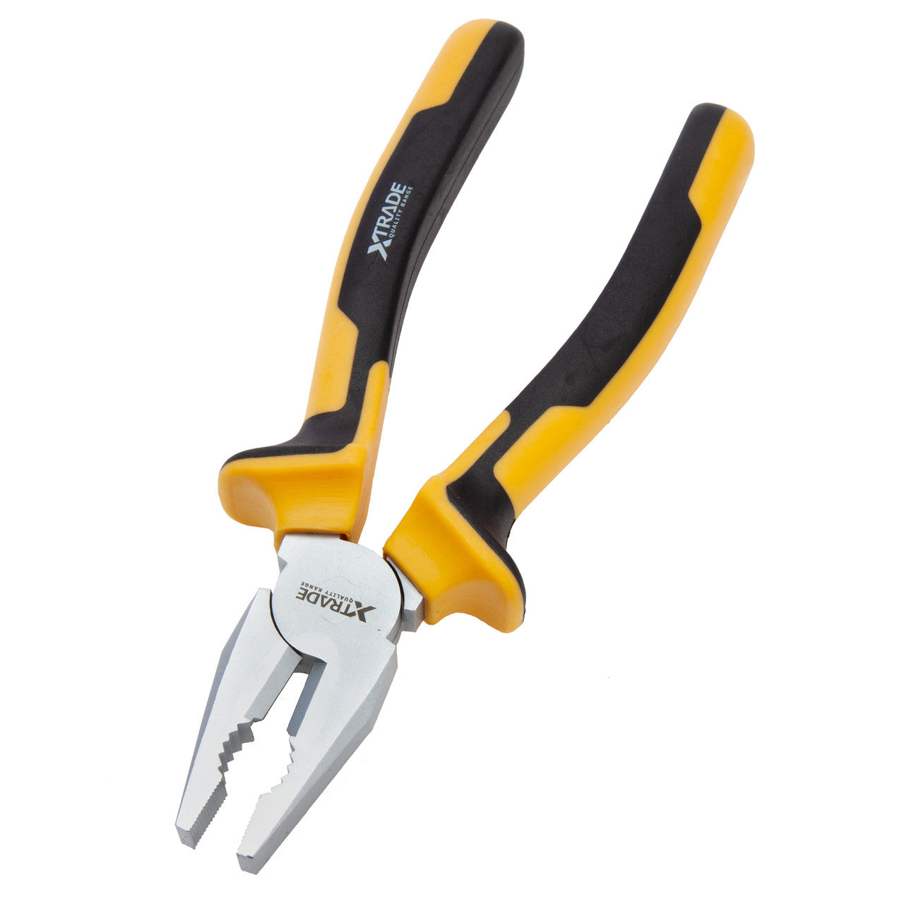 XTrade Combination Pliers 8" 200mm Cuts up to 1.6mm comfortable grip X0900189