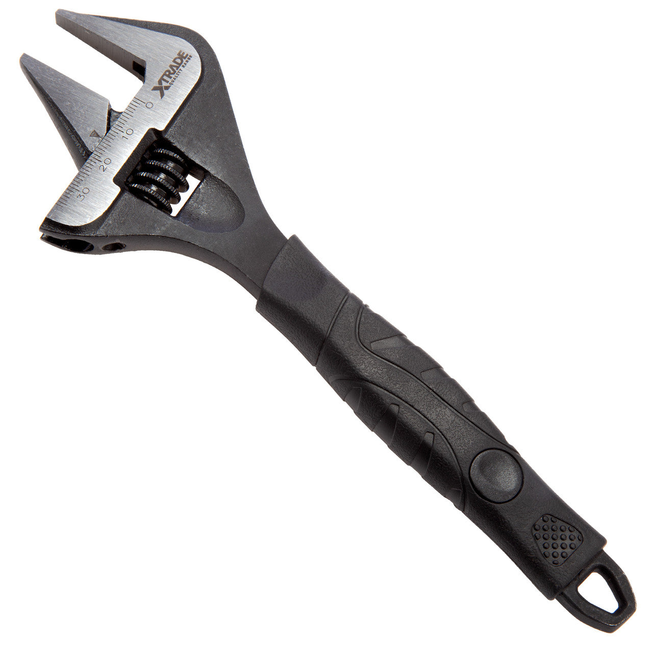 XTrade 8" 214mm 39mm Wide Jaw Adjustable Wrench Non Slip Grip Handle X0900202