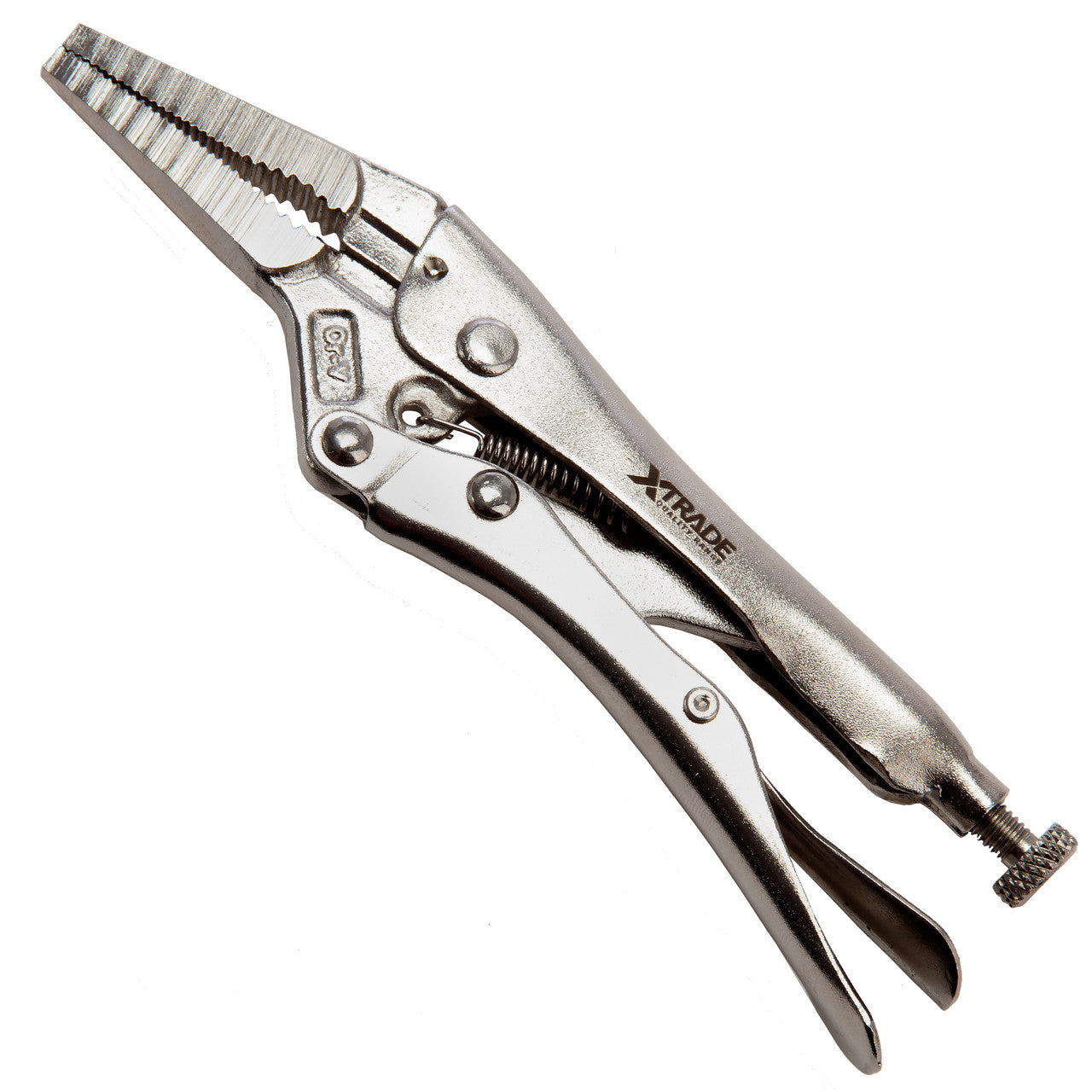 XTrade 6" 165mm Long Nose Locking Pliers Quick Release Machined Jaws X0900205