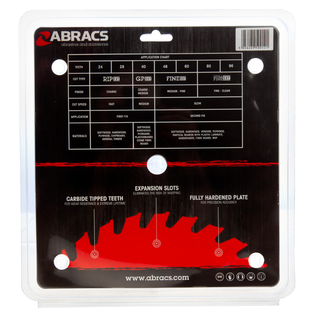 Abracs TCT Circular Saw Blade for Wood 216 x 30mm x 28T TCT21628