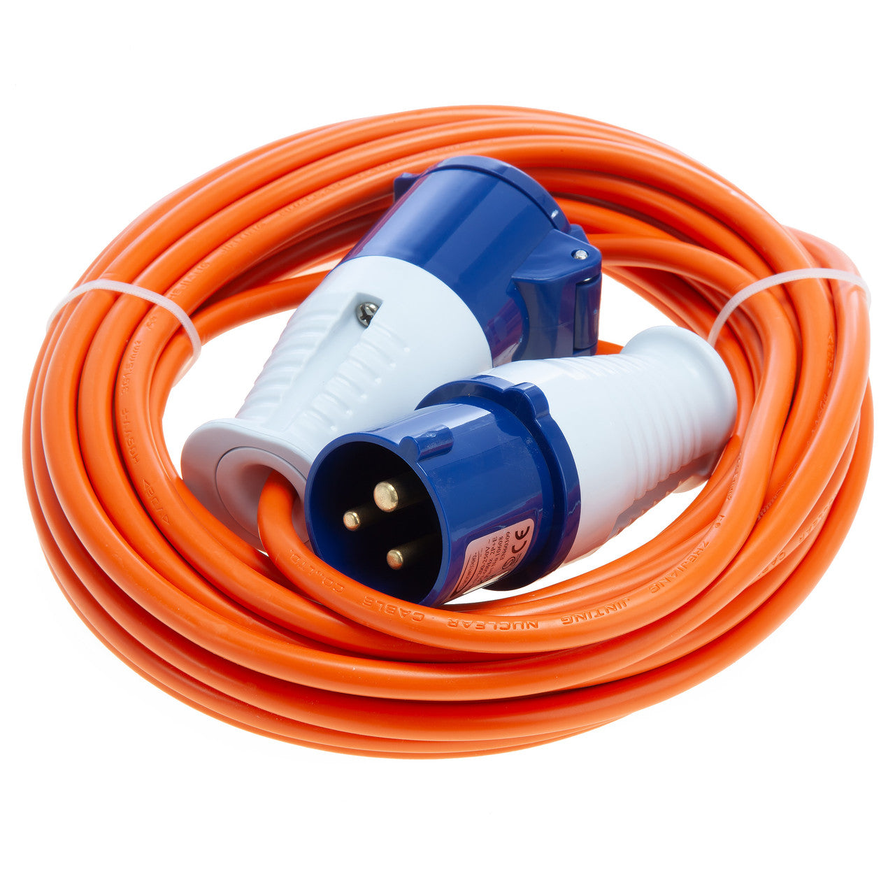 Connexion 10748 Caravan Extension Lead 1.5mm 16 Amp 10 Metres Orange Cable 240V