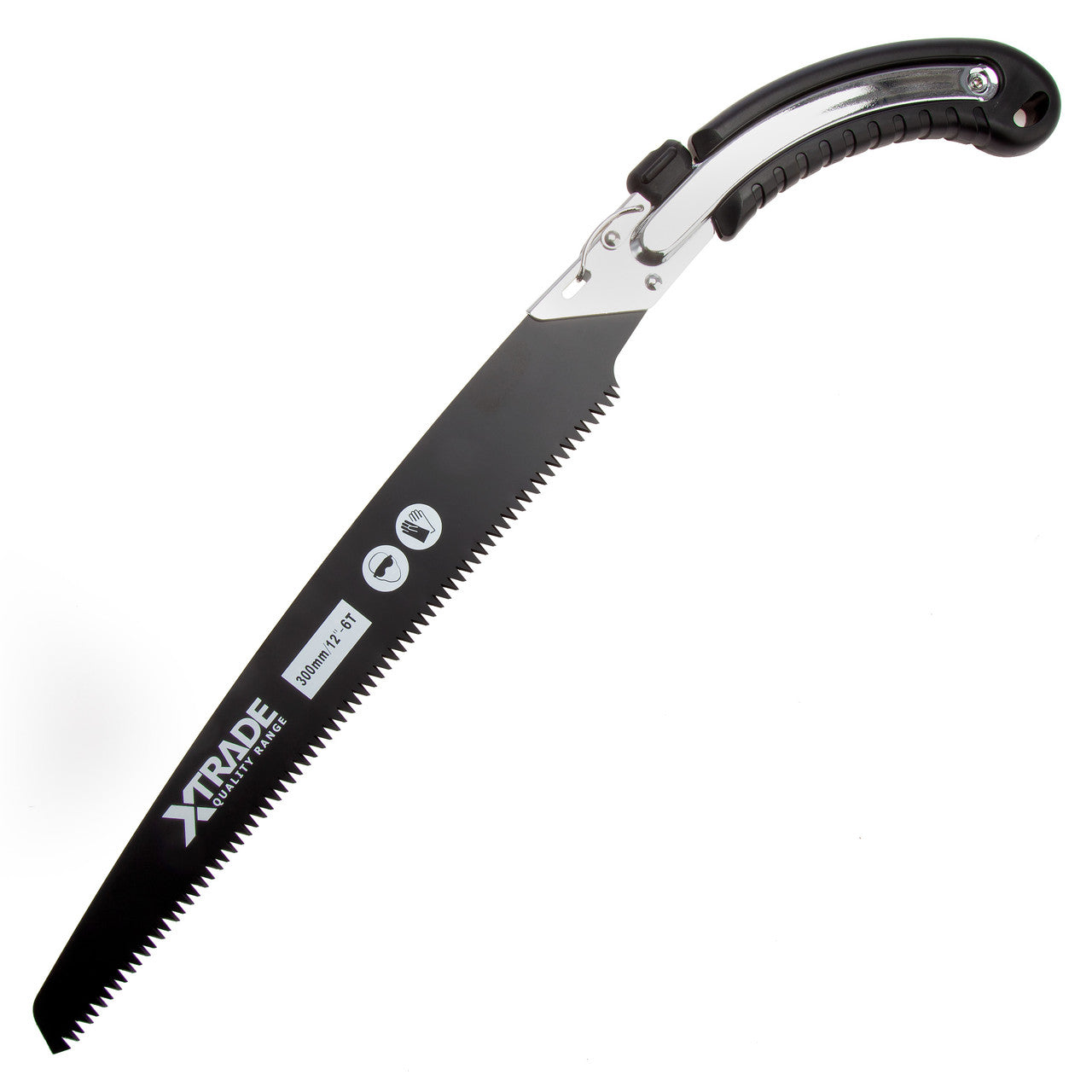 XTrade Fast Cut Pruning Saw & Holster With Belt Loop 300mm 12" 6 tpi X0900128