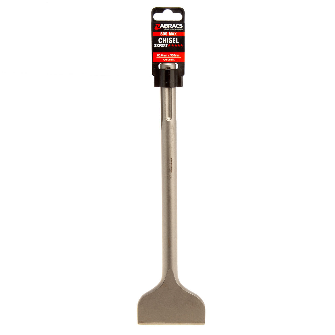 Abracs SDS Max Flat Chisel 80mm x 300mm Hardened Steel SDSMC3