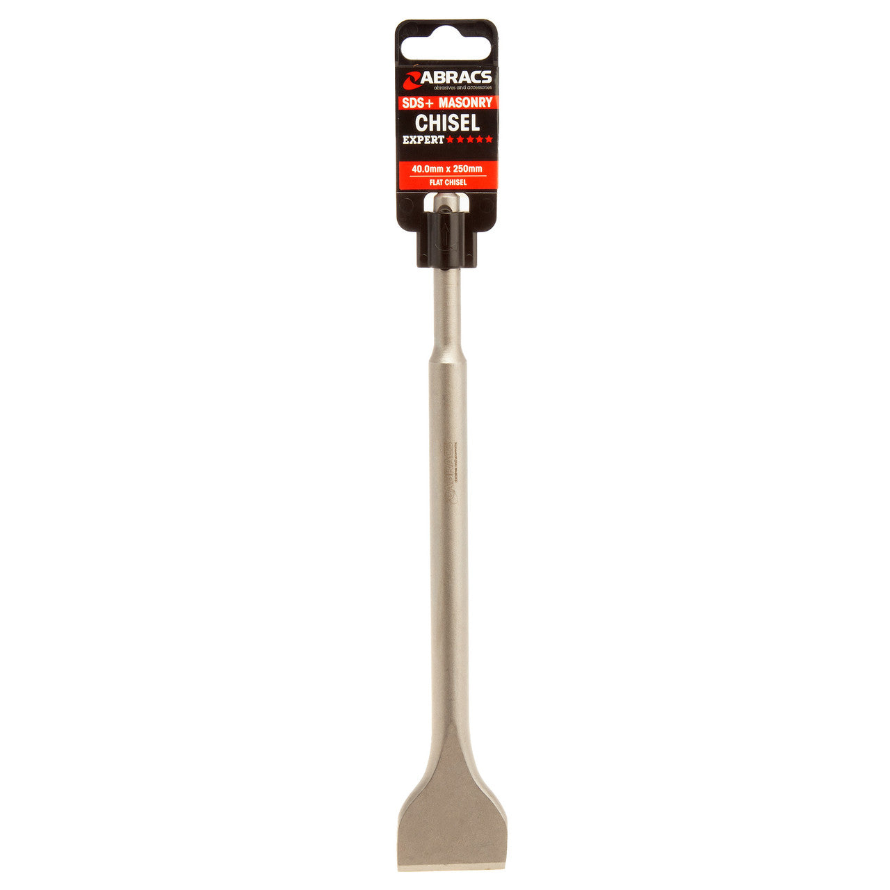 Abracs SDS Plus Flat Chisel 40mm x 250mm For demolition concrete & stone SDSPC4