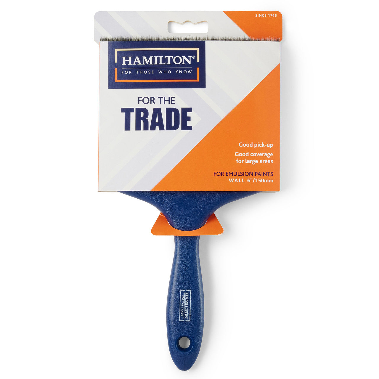 Hamilton Trade Emulsion Wall Paint Brush 6" Synthetic Mix Filament 3220201-60
