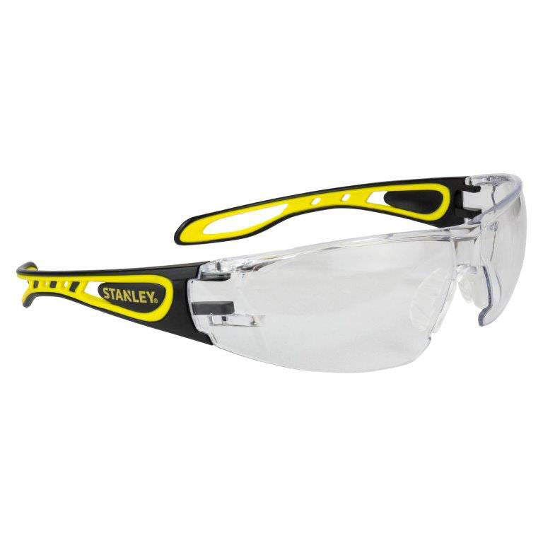 Stanley Wraparound Safety Glasses Clear One Piece Lens SYE17-10D EU