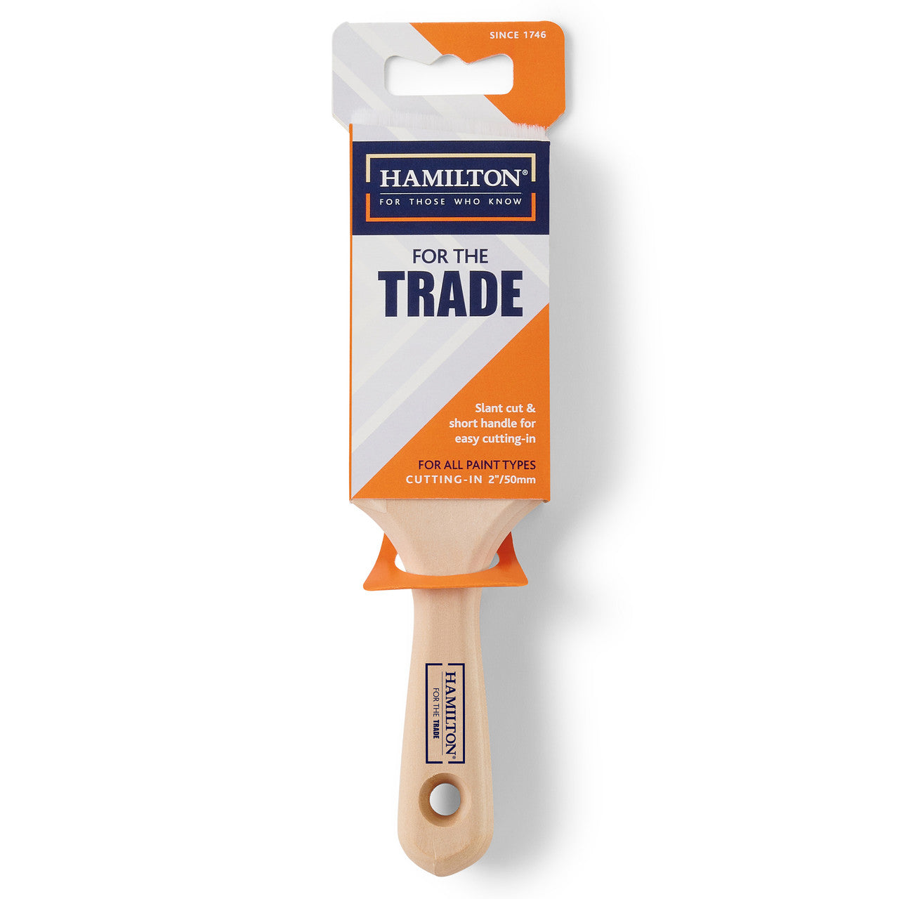 Hamilton Trade Cutting In Paint Brush 2" Synthetic Filament 3170101-20SRP
